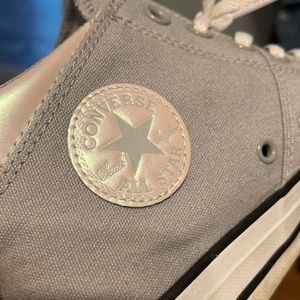 Converse pearl and grey high tops